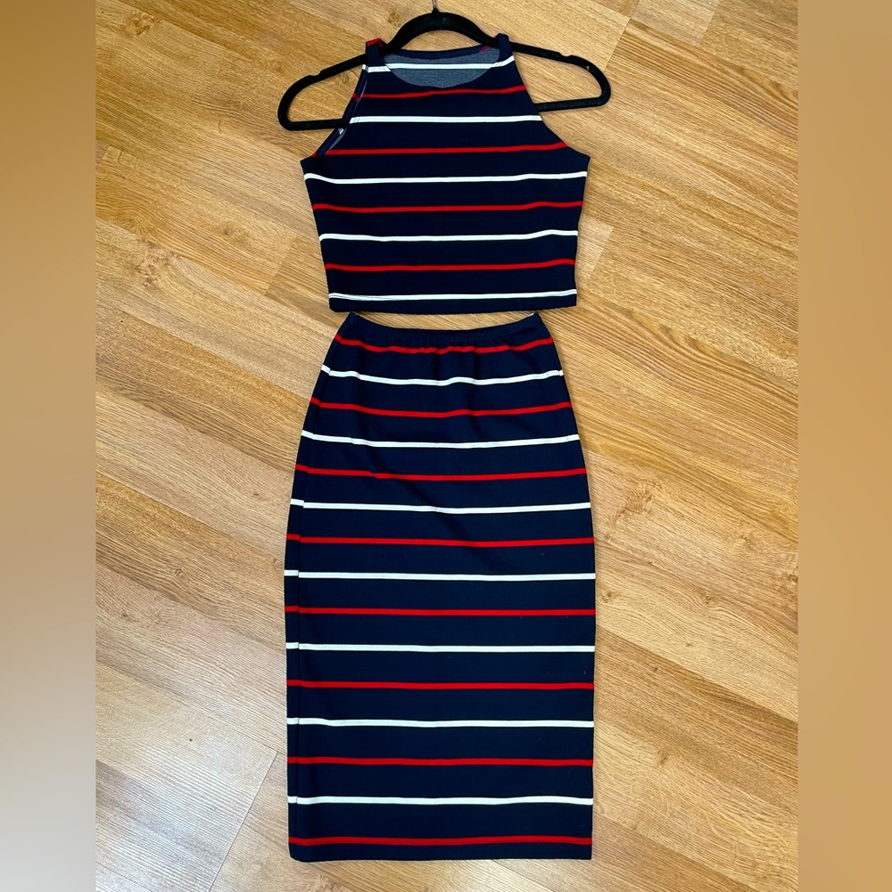 Vintage AMERICAN APPAREL two piece skirt set. Size S
